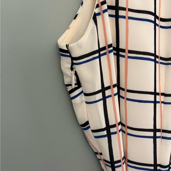 Banana Republic Plaid Sleeveless Belted Shirtdress 8P NWT - Picture 10 of 13
